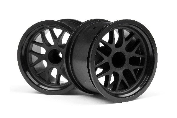 HPI BBS Spoke Wheel 48X34mm Black (14mm Offset/2pcs)