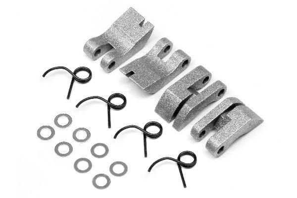 HPI Aluminum Quadra Clutch Shoe/Spring Set