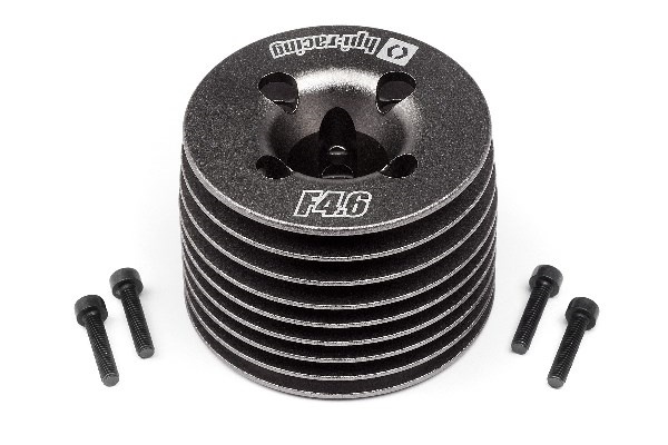 HPI Aluminum Heatsink Head (Gunmetal/F4.6 V2)