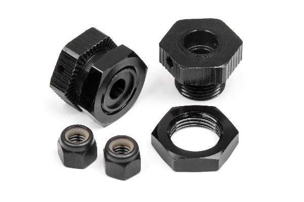 HPI Aluminum Wheel Hex Hub Set 17Mm (Black/4Pcs)