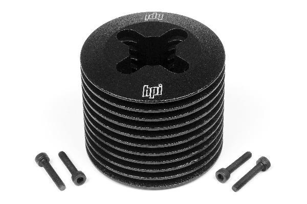 HPI Aluminum Heatsink Head (Black/F3.5)