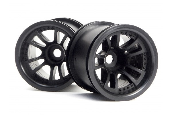 HPI Split 5 Truck Wheel (Black/2Pcs)