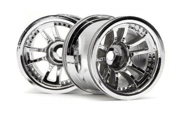 HPI Split 5 Truck Wheel (Chrome/2Pcs)