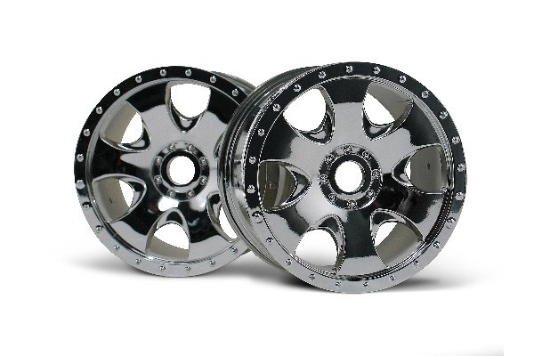 HPI Warlock Wheel Chrome (83X56Mm/2Pcs)