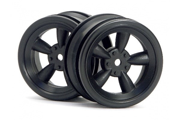 HPI Vintage 5 Spoke Wheel 26Mm Black (0Mm Offset)