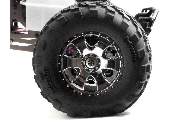 HPI Mounted Gt2 Tyre S Compound On Warlock Wheel Crm