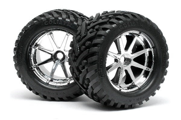 HPI Mounted Goliath Tire 178X97Mm On Blast Wheel Crm