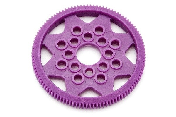 HPI Spur Gear 106 Tooth (64 Pitch / 0.4M)(W/O Balls)