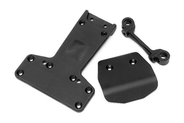 HPI Skid Plate/Rear Chassis Set