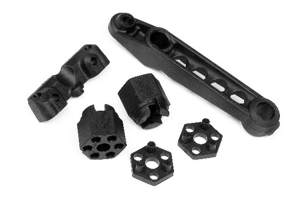 HPI Front Body Mount/Wheel Hub Set (2Pcs)