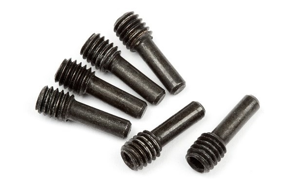 HPI Screw Shaft M4X2.5X12Mm (Black/6Pcs)