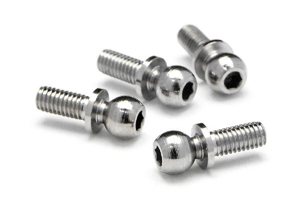HPI Ball 4.7X6.5mm (4-40/Hex Socket/Silver/4pcs)