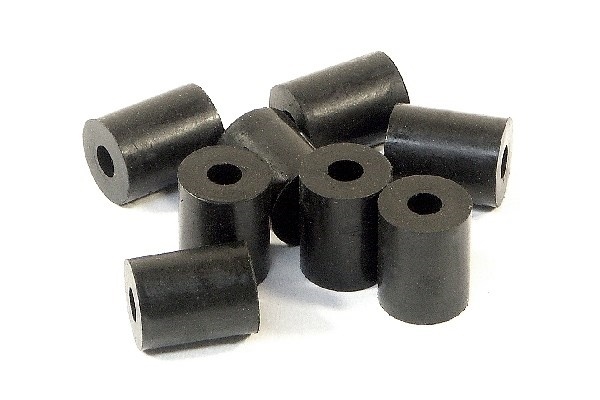HPI Rubber Tube 3 X 8 10Mm (Shaped/Black/8Pcs)