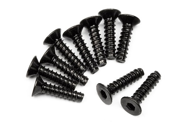 HPI Tp. Flat Head Screw M3X12Mm (Hex Socket/10Pcs)