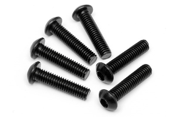 HPI Button Head Screw M6X25Mm (Hex Socket/6Pcs)