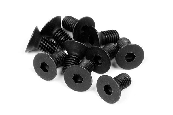 HPI Flat Head Screw M3X6Mm (Hex Socket/10Pcs)
