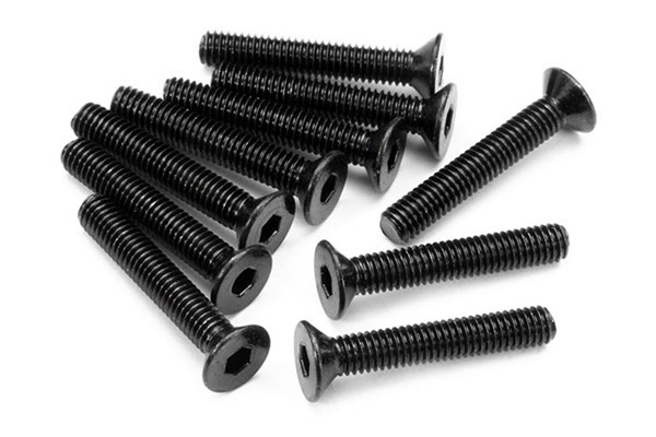 HPI Flat Head Screw M3X18Mm (Hex Socket/10Pcs)