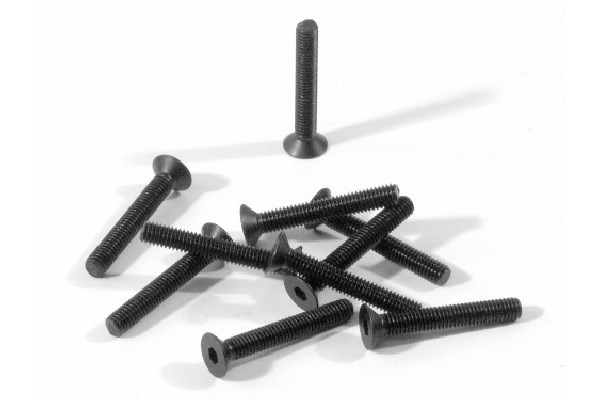 HPI Flat Head Screw M3X20Mm (Hex Socket/10Pcs)
