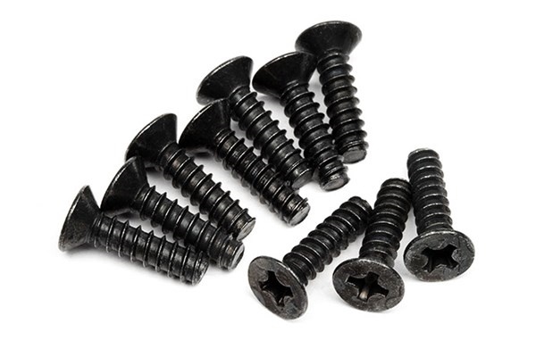 HPI Tp. Flat Head Screw M3X12Mm (10Pcs)