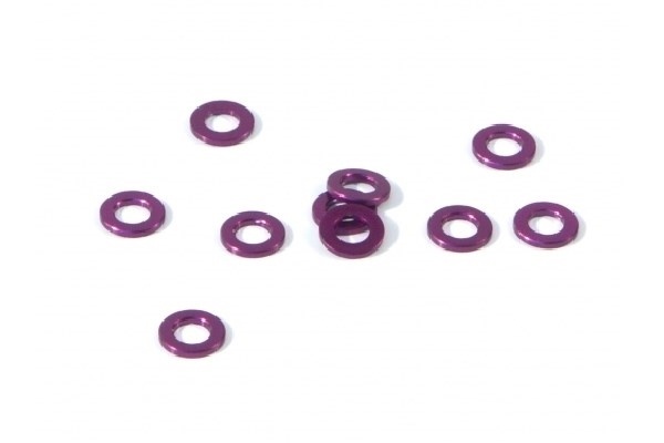 HPI Aluminium Washer 3 X 6 X 0.75Mm (Purple/10 Pcs)