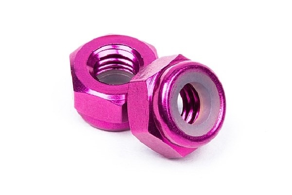 HPI Aluminum Lock Nut M4 (Purple/10Pcs)