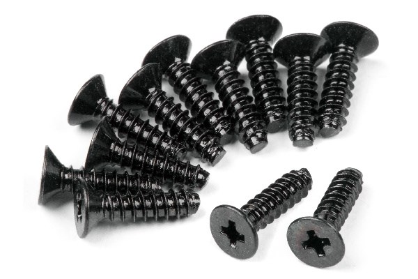 HPI TP FLAT HEAD SCREW M2.6X10MM (12PCS)