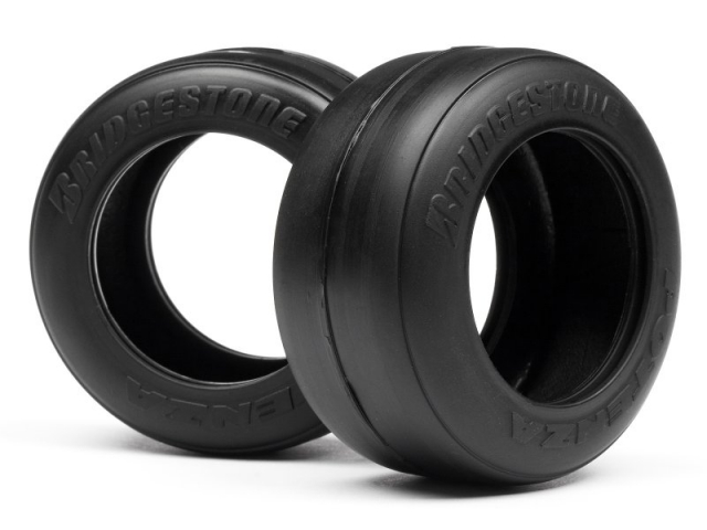 HPI Bridgestone High Grip FT01 Slick Tyre M (Front)