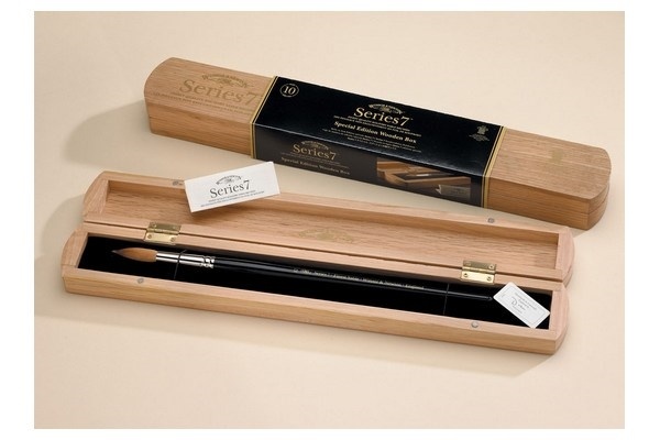 WINSOR Kolinsky serie Ies 7 No. 7 wood box