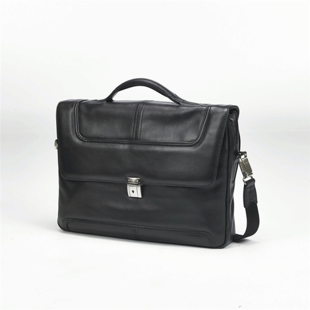 Samsonite Computertaske SIDAHO 15,6" Portfolio Læder Sort