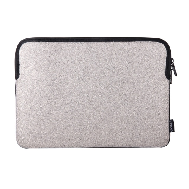 Onsala Computer Sleeve Glitter 13/14" Sølv