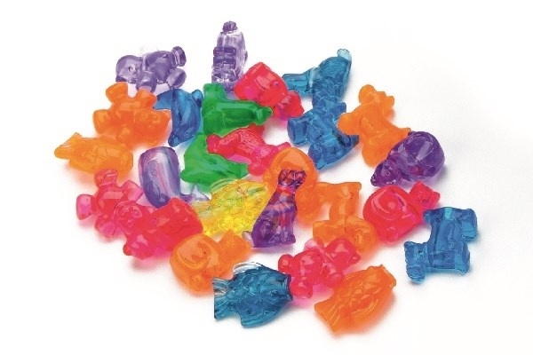 PEARLFUN Pearl`n fun dyremix transparent bøtte 1000g