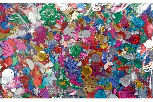 Pailletmix/mix 1000g 10 - 35 mm