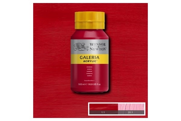 WINSOR Galeria Acrylic 500Ml Crimson 203