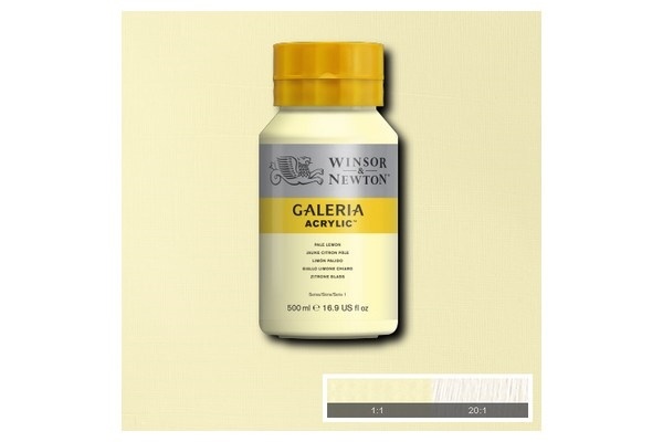 WINSOR Galeria Acrylic 500Ml Pale Lemon 434