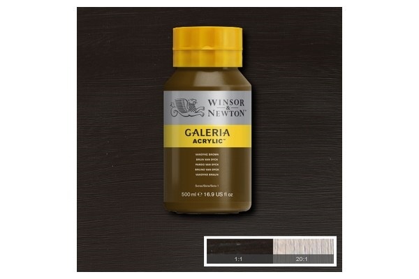 WINSOR Galeria Acrylic 500Ml Vandyke Brown 676