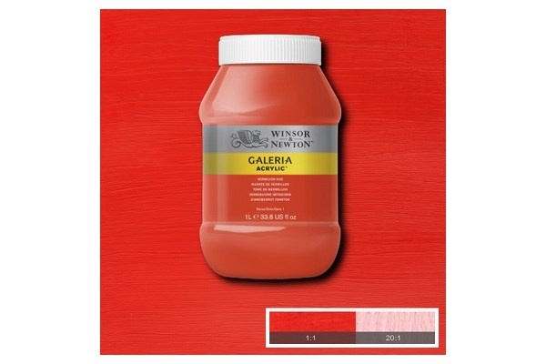 WINSOR Galeria Acrylic 1L Vermilion 682