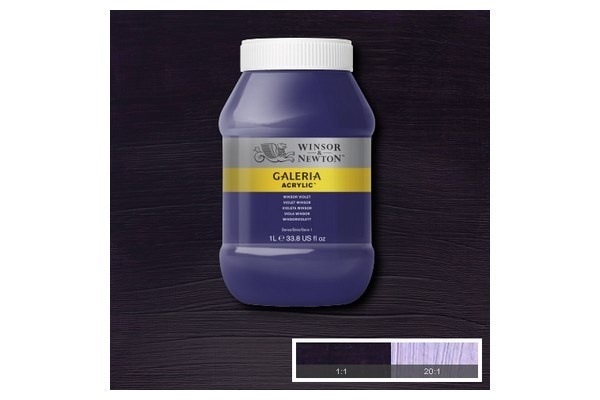 WINSOR Galeria Acrylic 1L Winsor Violet 728