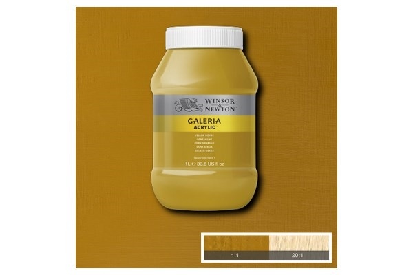 WINSOR Galeria Acrylic 1L Yellow Ochre 744
