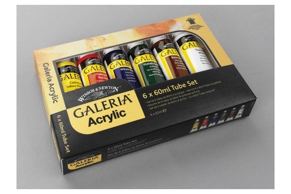 WINSOR Galeria Acrylic 6x60ml set