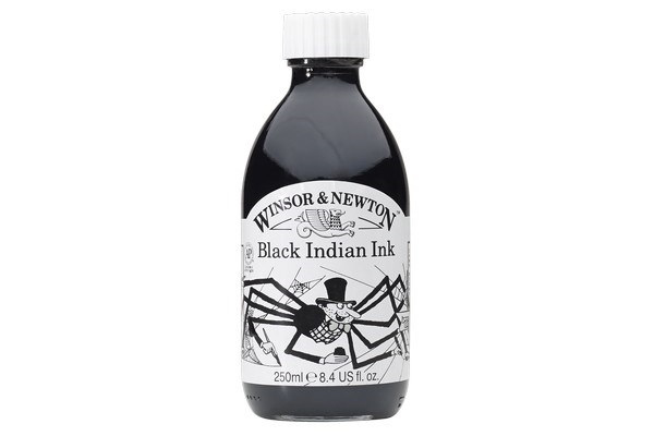 WINSOR Drawing Ink 030 Black Indian ink 250 ml