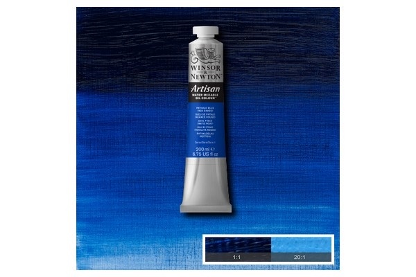 WINSOR Artisan water mix oil 200ml Phthalo blue 514