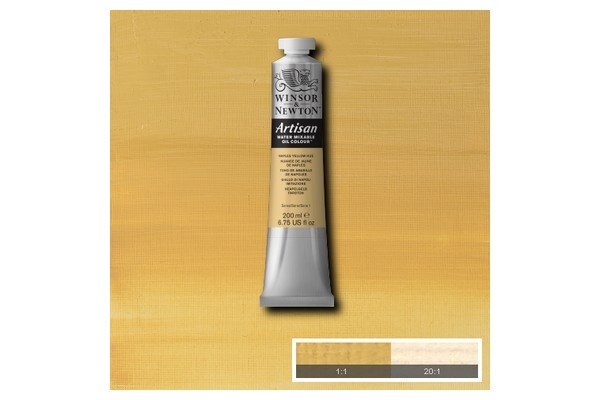 WINSOR Artisan water mix oil 200ml naples yellow hue 422