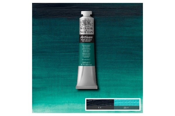 WINSOR Artisan water mix oil 200ml phthalo green 522