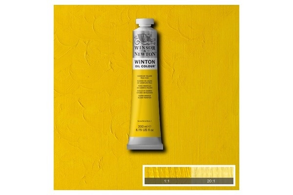 WINSOR Winton oil 200ml cadmium yellow pale hue 119