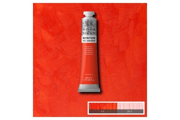 WINSOR Winton oil 200ml scarlet lake 603