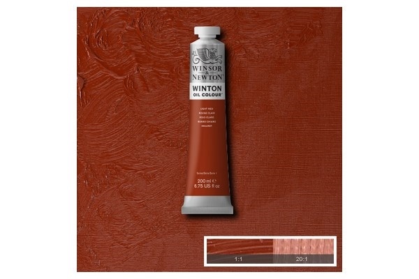 Winsor Winton oil 200ml light red row