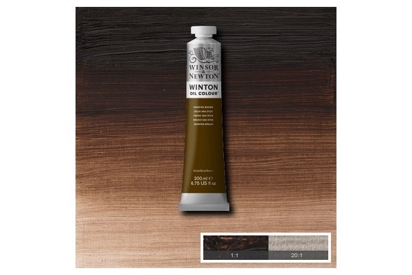 WINSOR Winton oil 200ml vandyke brown 676