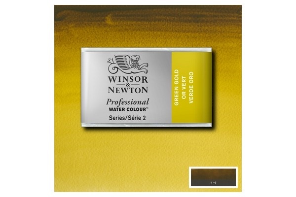 WINSOR Watercolour proff pan Green Gold 294