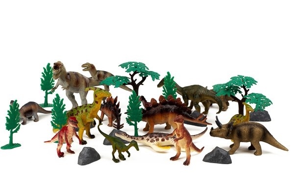 ANIMAL PLA Dinosaur 30pcs in 3,2L bucket