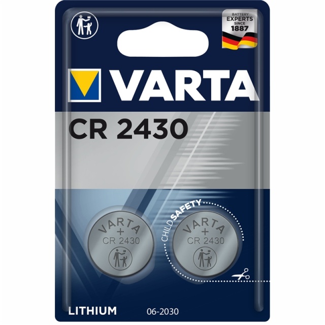 Varta CR2430 3V Lithium Knappcellsba